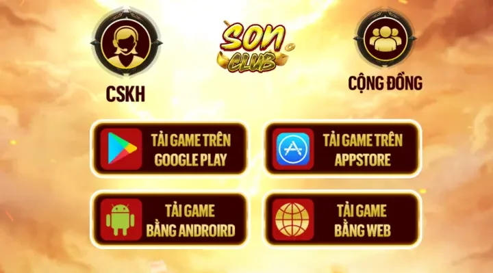 Tải app sonclub thành công 100%