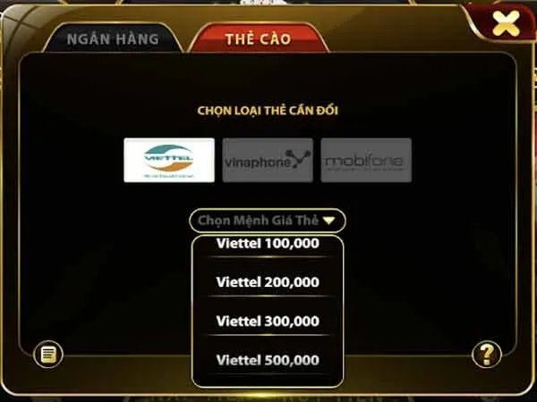 Hướng dẫn nạp tiền vào tài khoản qua thẻ cào top 3 cách nạp tiền game bài