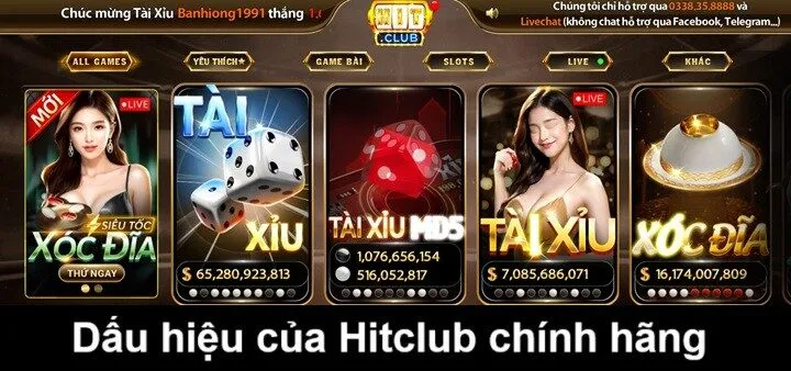 Cách phân biệt Hitclub chính hãng và giả mạo